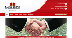Desktop Screenshot of luciojaime.com.br