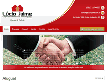 Tablet Screenshot of luciojaime.com.br